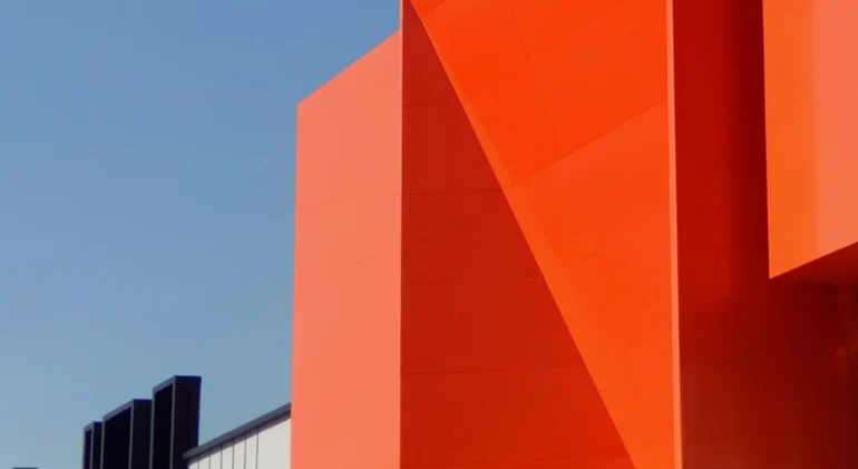 Orange Architecture Building